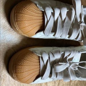 Adidas Superstar 2.0 Cream and Gum sole